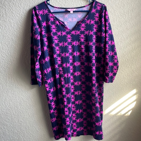 Lilly Pulitzer Dresses Lilly Pulitzer Pink Frog Print Dress Poshmark